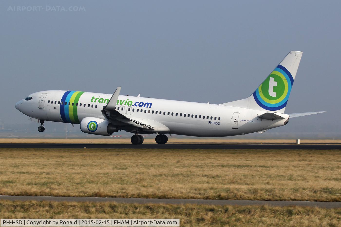 PH-HSD, 2012 Boeing 737-8K2 C/N 39260, at spl