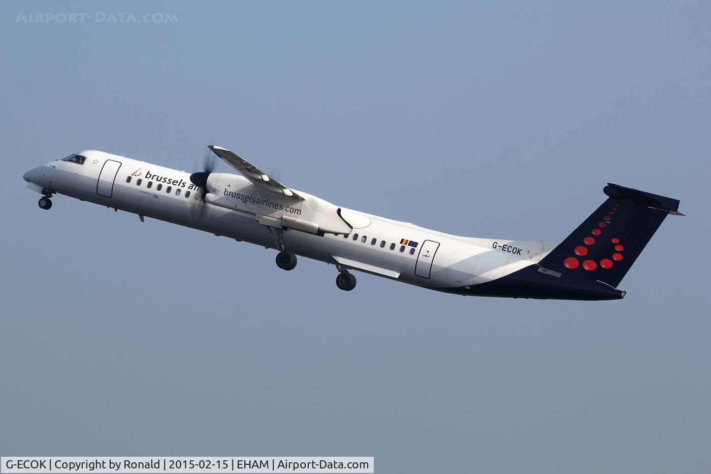 G-ECOK, 2008 Bombardier DHC-8-402Q Dash 8 C/N 4230, at spl
