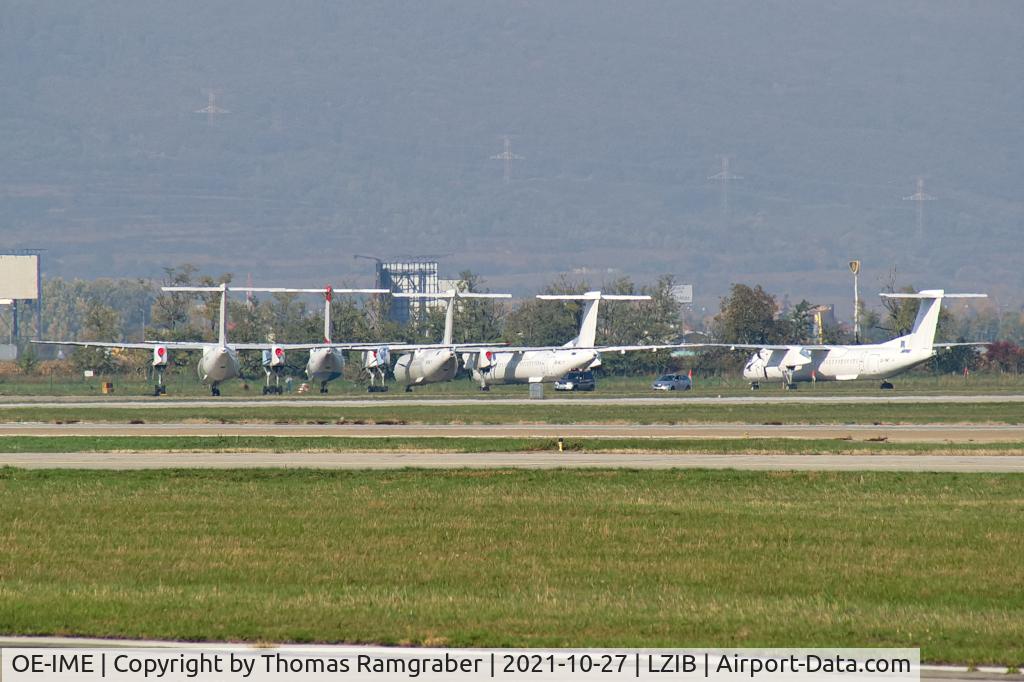 OE-IME, 2006 De Havilland Canada Dash 8-402Q C/N 4119, untitled De Havilland Canada Dash 8-402Q (ex D-ABQM, Eurowings (LGW Luftfahrtgesellschaft Walter)) + 4 more stored