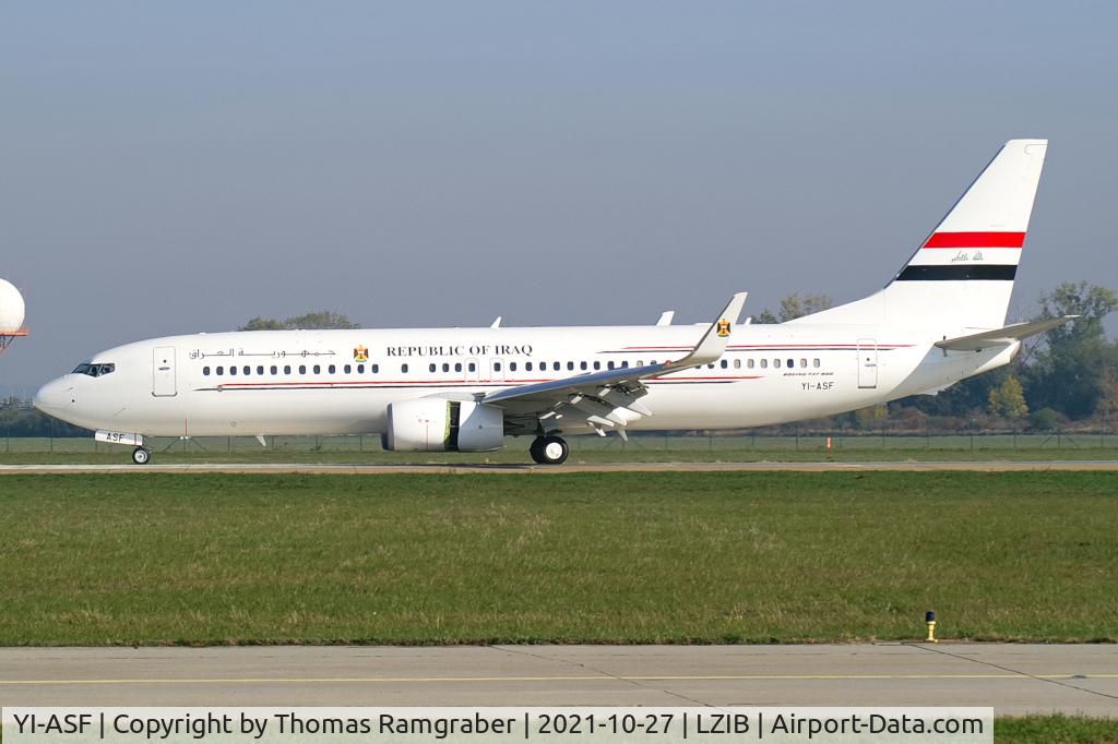 YI-ASF, 2013 Boeing 737-81Z C/N 40105, Iraq - Government Boeing 737-800