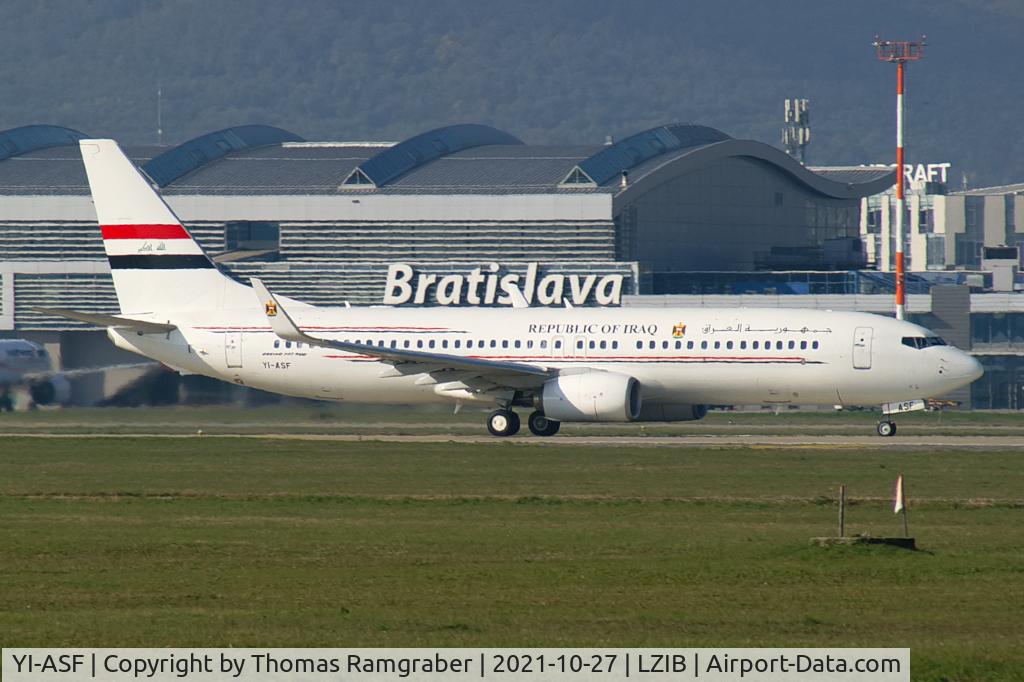 YI-ASF, 2013 Boeing 737-81Z C/N 40105, Iraq - Government Boeing 737-800