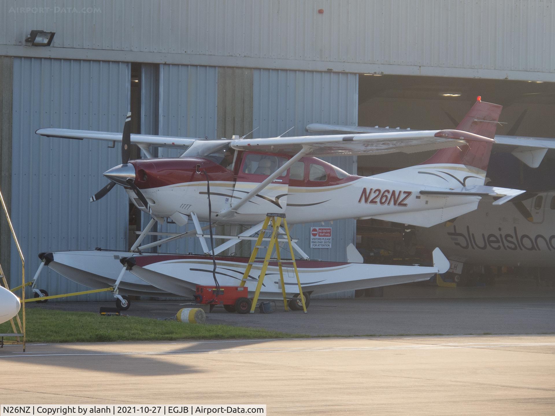 N26NZ, 2003 Cessna T206H Turbo Stationair C/N T20608401, Undergoing work at ASG, Guernsey