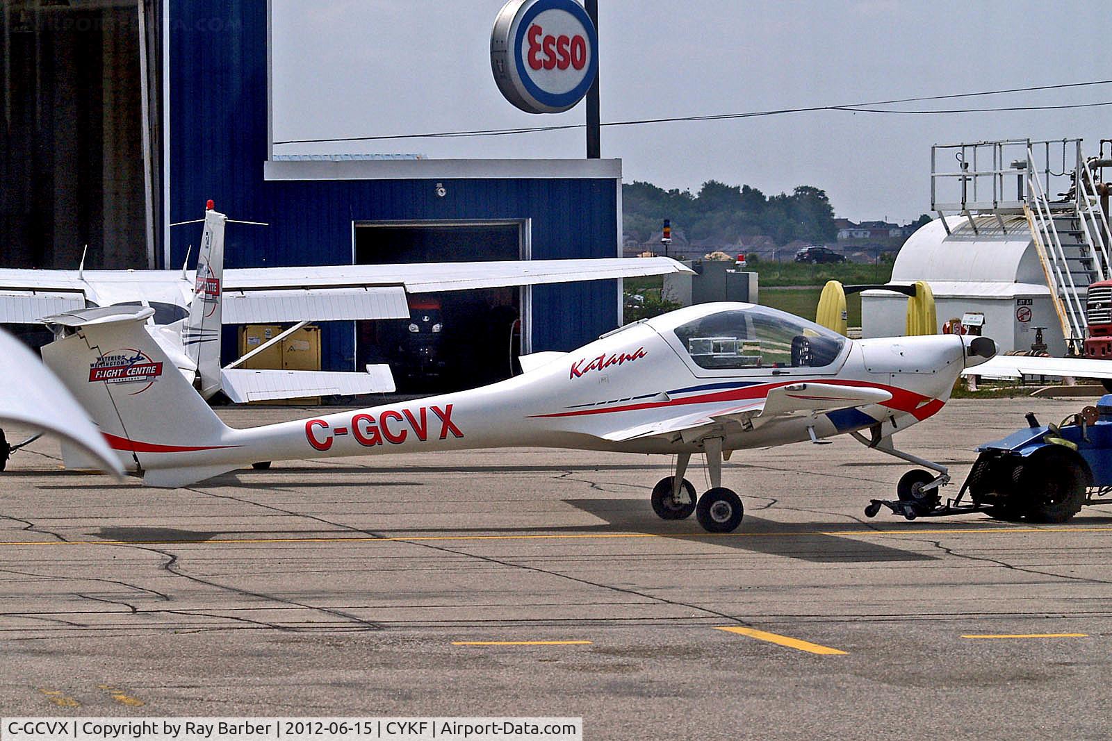 C-GCVX, 1997 Diamond DA-20A-1 Katana C/N 10296, C-GCVX   Diamond DA 20-A1 Katana [10296] Kitchener-Waterloo Regional~C 15/06/2012