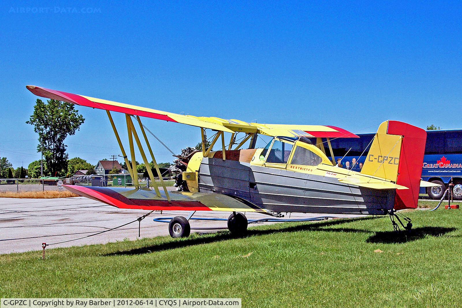 C-GPZC, 1975 Grumman G-164A Super Ag-Cat C/N 1597, C-GPZC   Grumman G-164A Ag-Cat [1597] (Supermarine Aircraft Inc) St. Thomas~C 14/06/2012