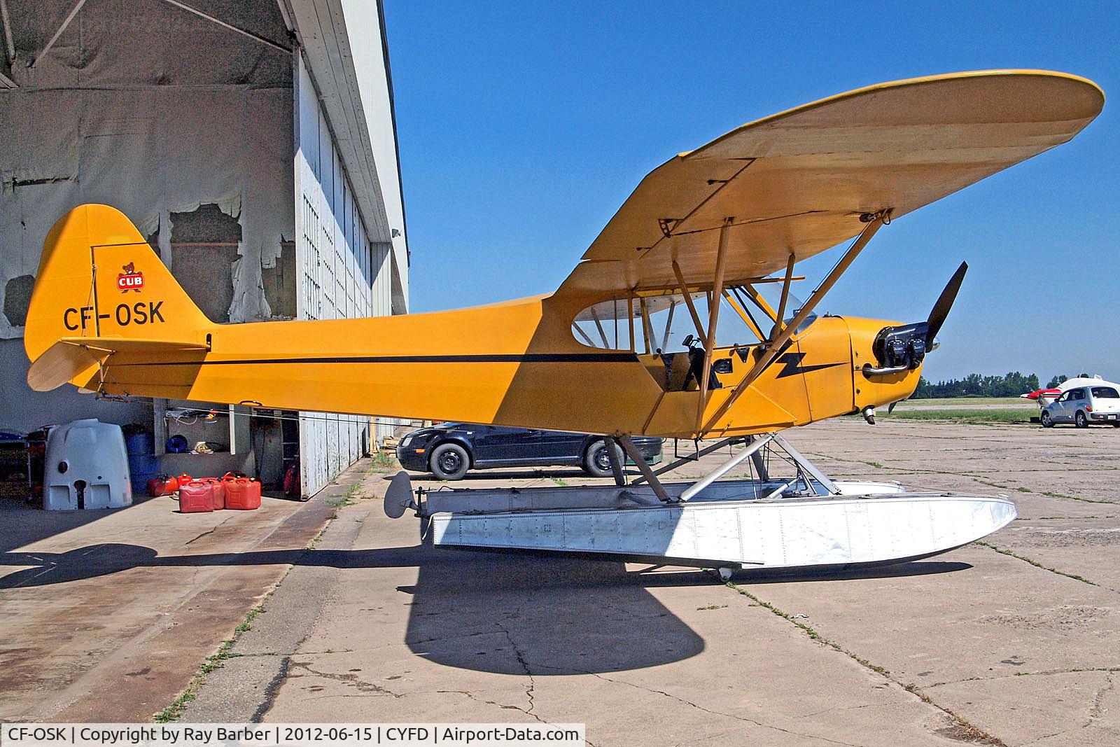 CF-OSK, 1940 Piper J3C-65 Cub C/N 5496, CF-OSK   Piper J3C-65 Cub [5496] Brantford~C 15/06/2012