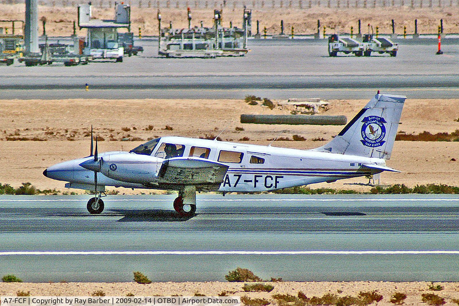 A7-FCF, Piper PA-34-220T C/N 3448029, A7-FCF   Piper PA-34-220T Seneca IV [3448029] Doha Int'l~A7 14/02/2009