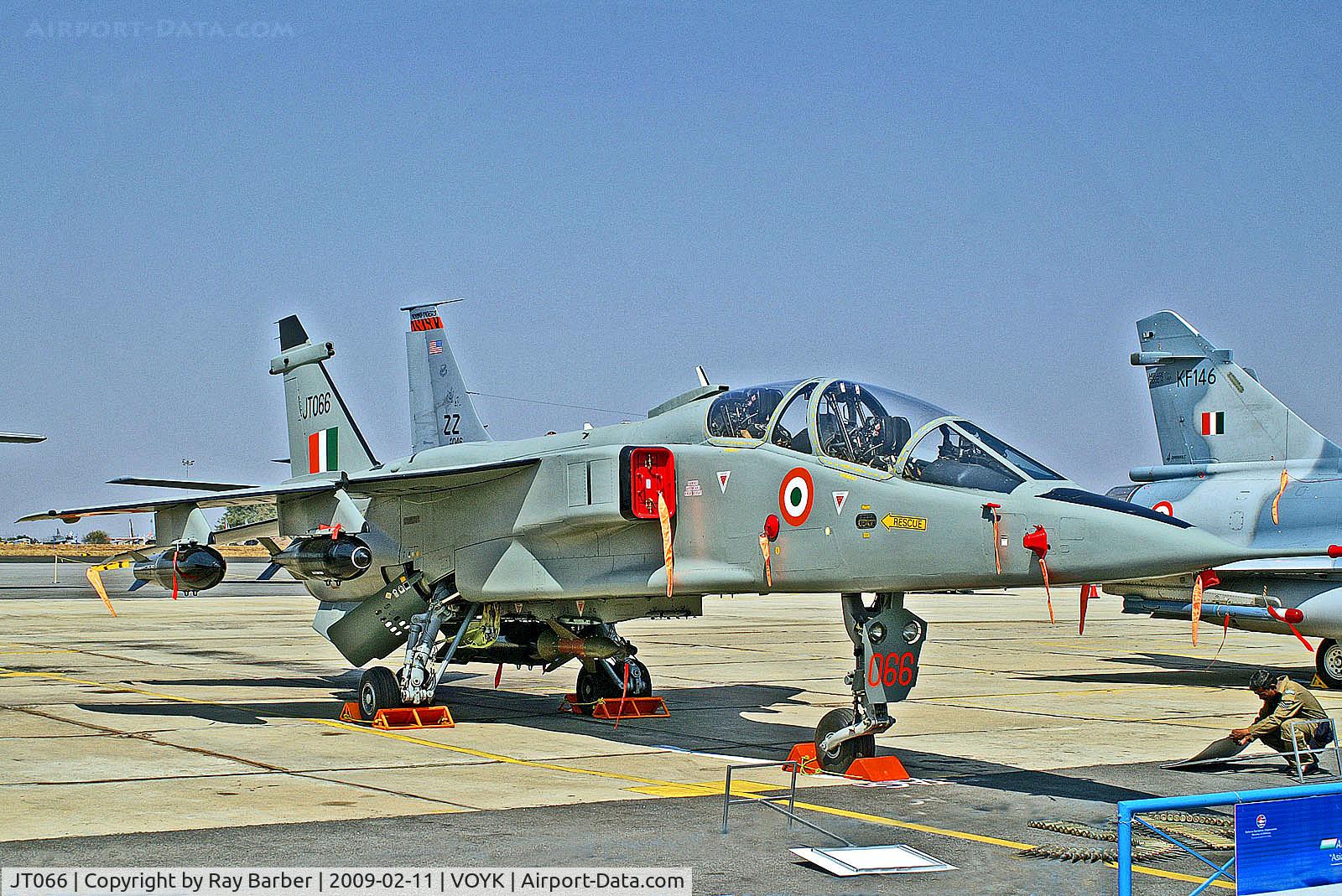 JT066, HAL Jaguar IT C/N Not Found, JT066   HAL Jaguar IT [Unknown] (Indian Air Force) Bangalore-Yelahanka AFB~VT 11/02/2009