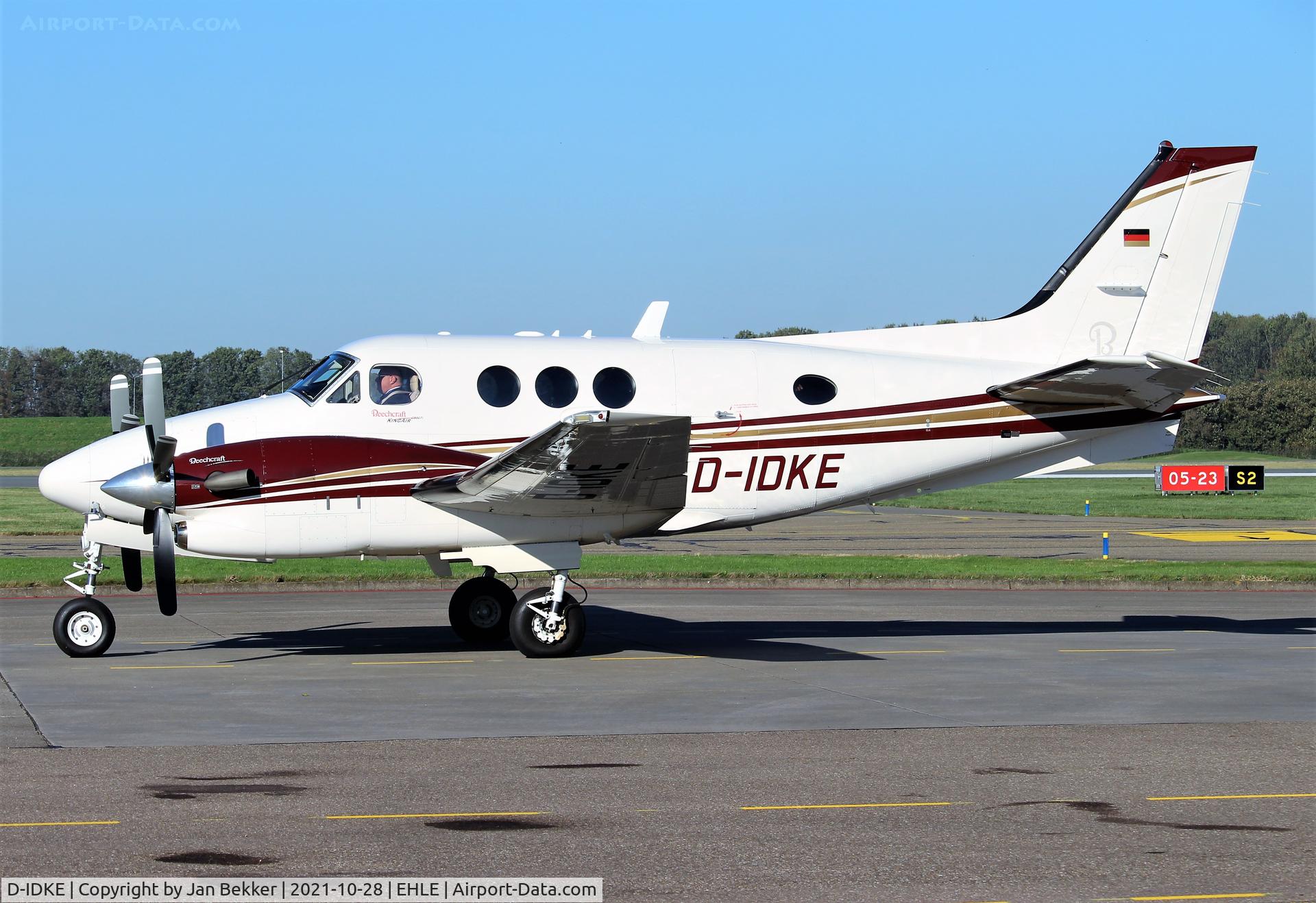 D-IDKE, 2008 Hawker Beechcraft C90GTI King Air King Air C/N LJ-1865, Lelystad Airport