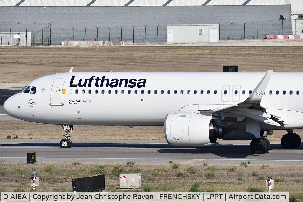 D-AIEA, 2019 Airbus A321-271NX C/N 8761, Lufthansa 