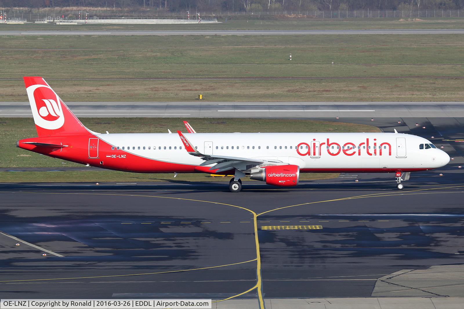 OE-LNZ, 2016 Airbus A321-211 C/N 6979, at dus