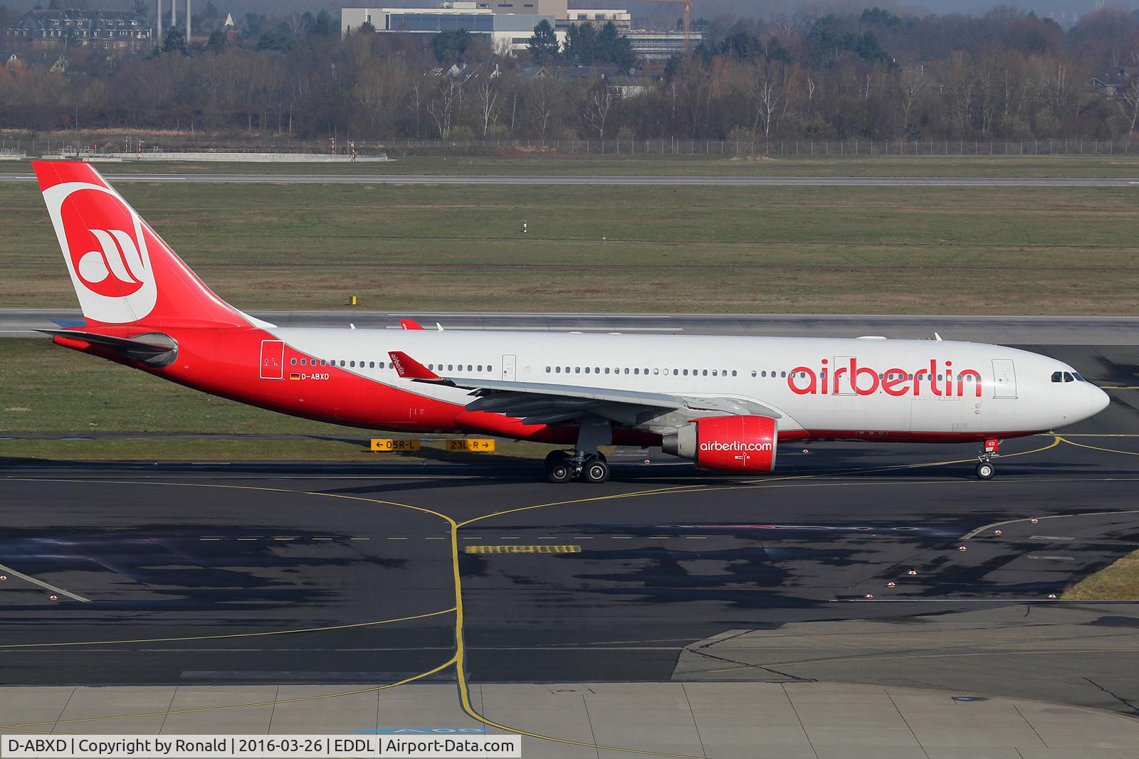D-ABXD, 2007 Airbus A330-243 C/N 822, at dus