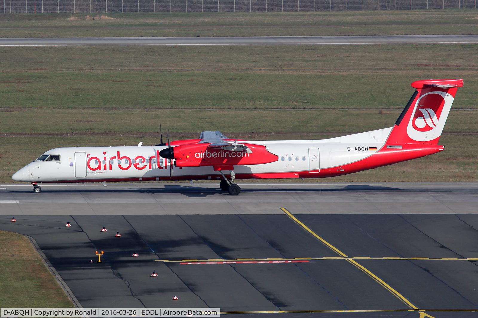 D-ABQH, 2009 De Havilland Canada DHC-8-402 Dash 8 C/N 4256, at dus
