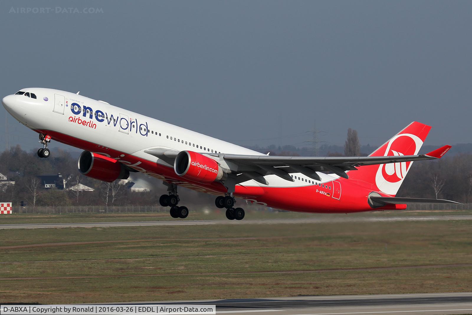 D-ABXA, 1999 Airbus A330-223 C/N 288, at dus
