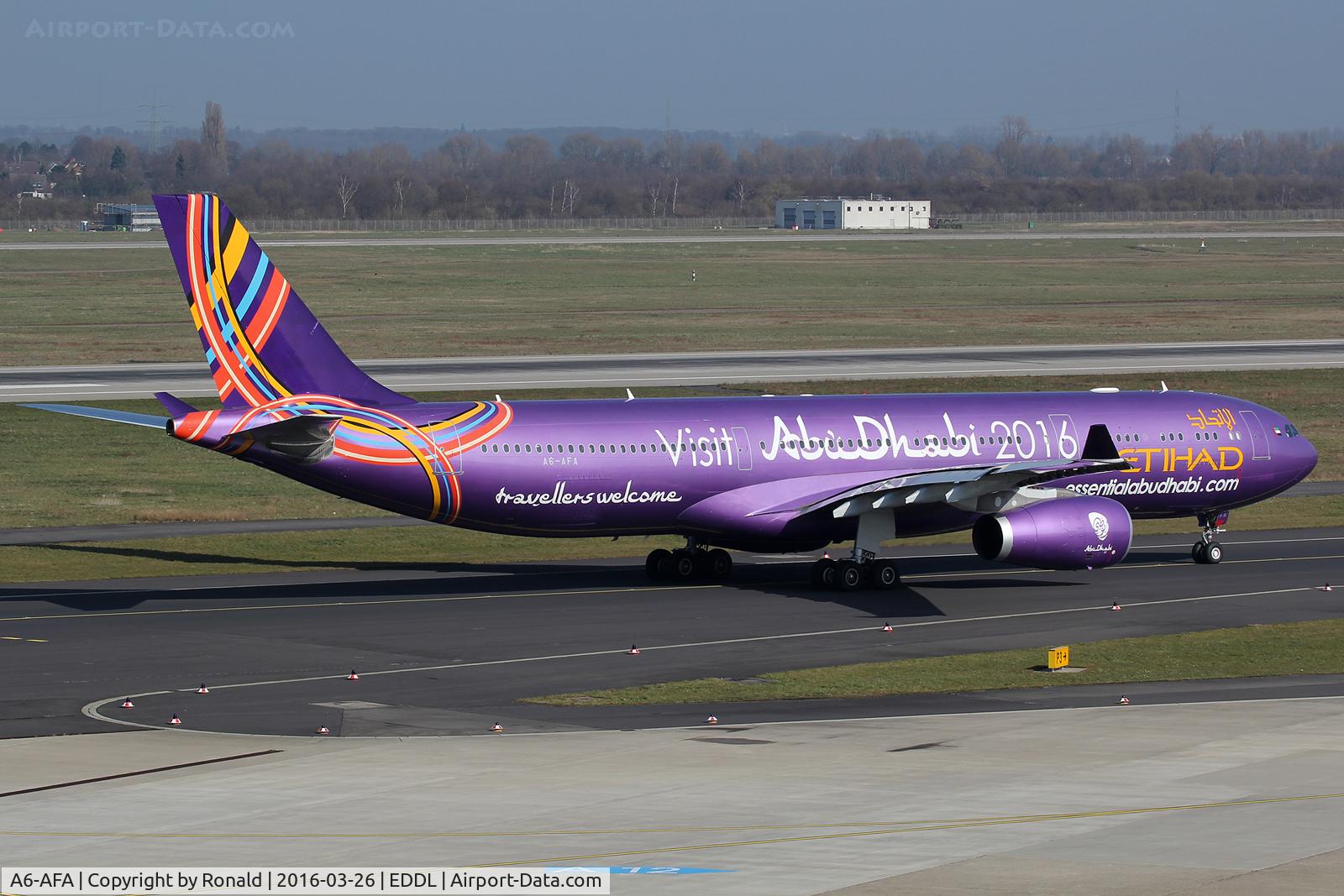 A6-AFA, 2009 Airbus A330-343X C/N 1071, at dus