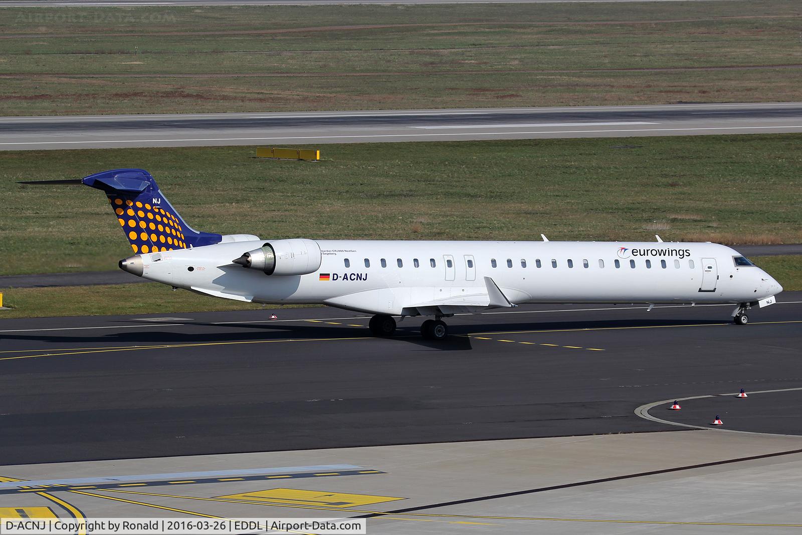 D-ACNJ, 2010 Bombardier CRJ-900 NG (CL-600-2D24) C/N 15249, at dus