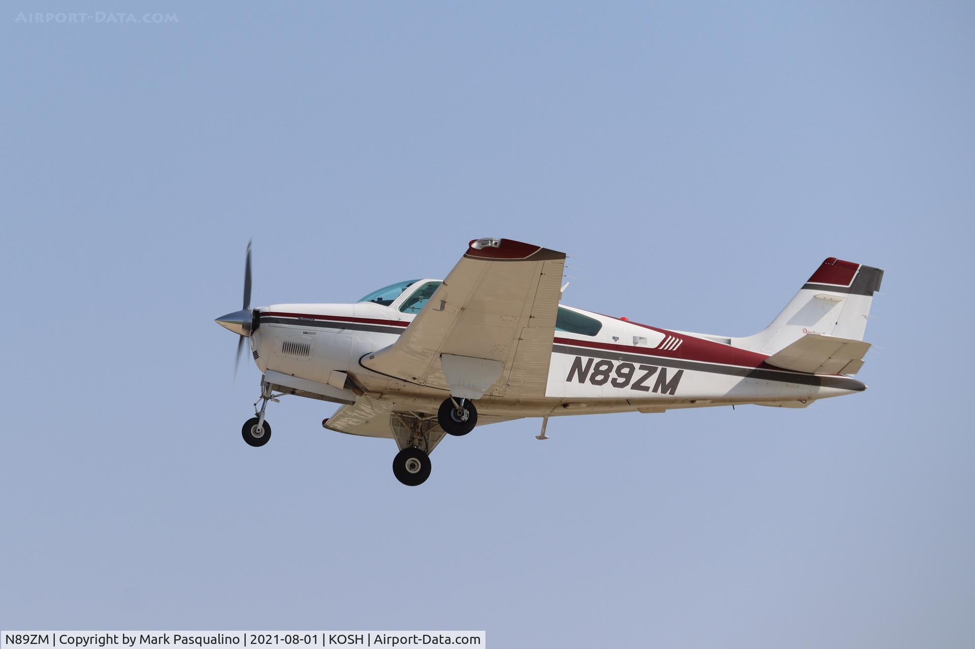 N89ZM, 1989 Beech F33A Bonanza C/N CE-1413, Beech F33A