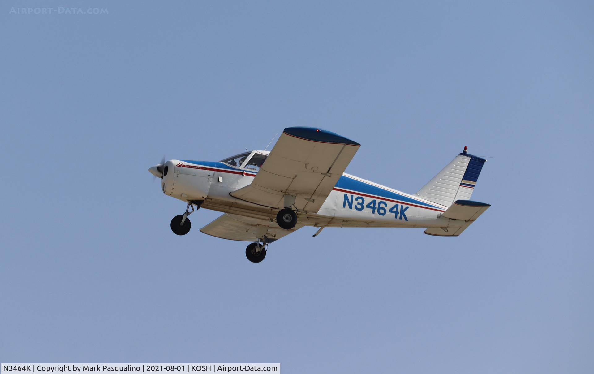 N3464K, 1967 Piper PA-28-140 C/N 28-23567, Piper PA-28-140