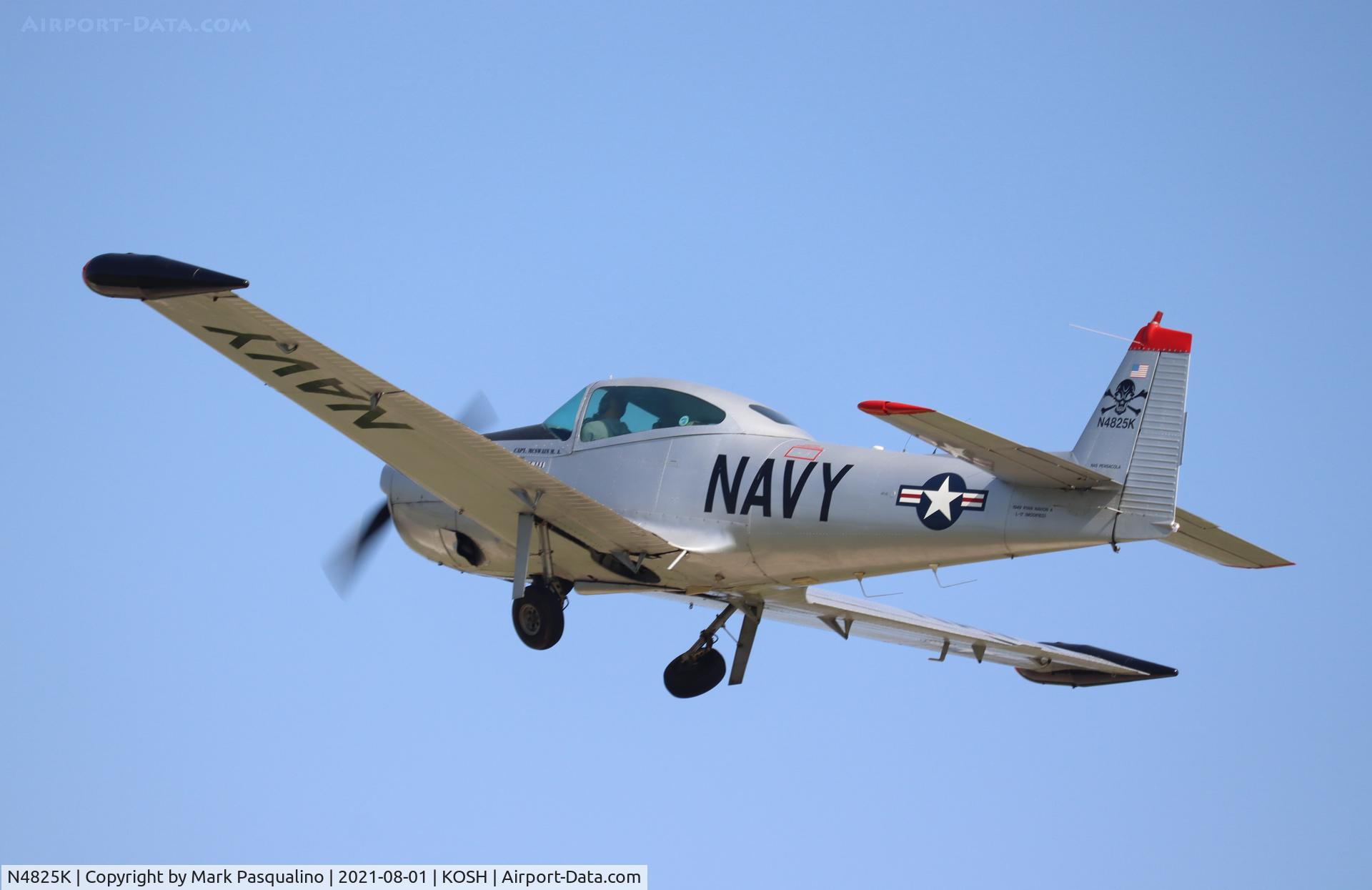N4825K, 1949 Ryan Navion C/N NAV-4-1825, Ryan Navion