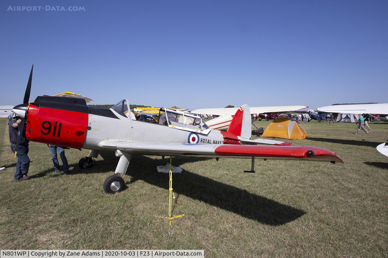 N801WP, 1952 De Havilland DHC-1 Chipmunk T.10 C/N C1/0693, At the 2020 Ranger Tx Fly-in