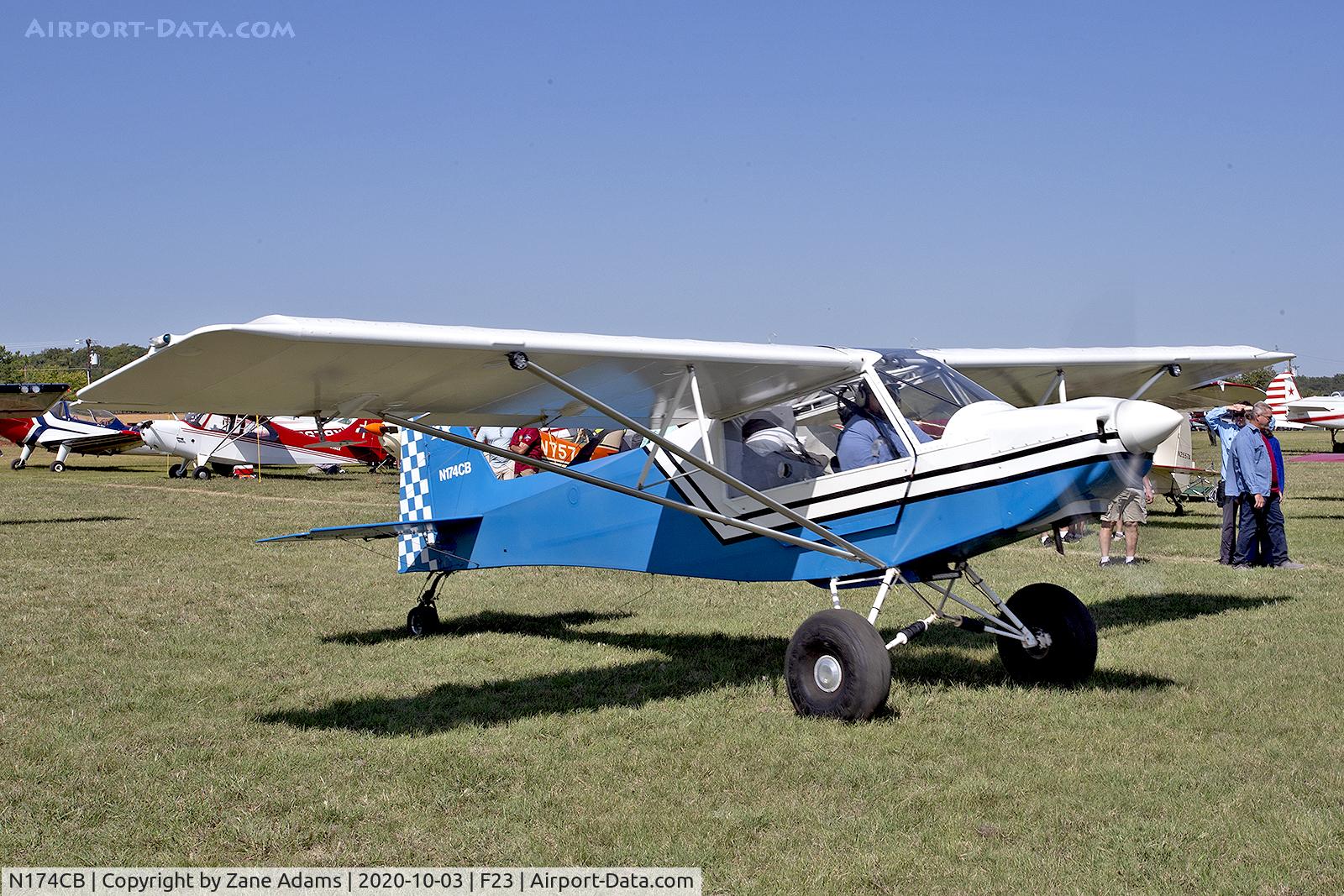 N174CB, 2000 Rans S-7 Courier C/N 0800293, At the 2020 Ranger Tx Fly-in