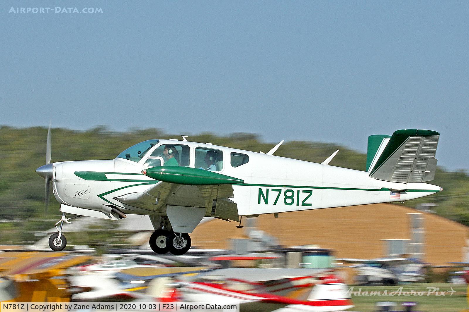 N781Z, 1960 Beech M35 Bonanza C/N D-6471, At the 2020 Ranger Tx Fly-in