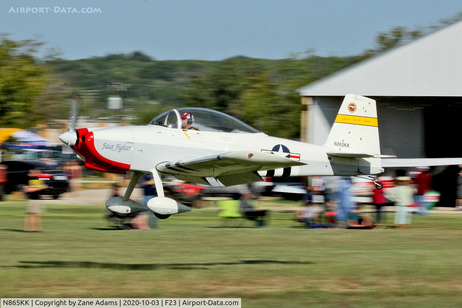 N865KK, Vans RV-8 C/N 80401, At the 2020 Ranger Tx Fly-in