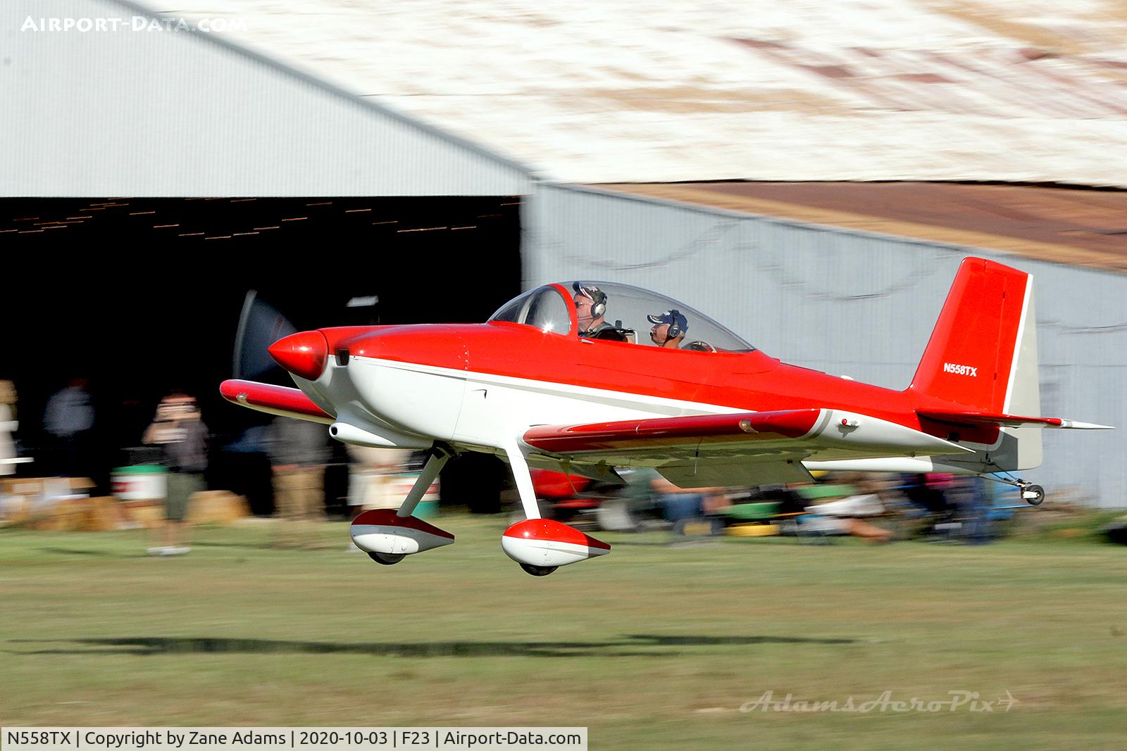 N558TX, 2005 Vans RV-8 C/N 81353, At the 2020 Ranger Tx Fly-in