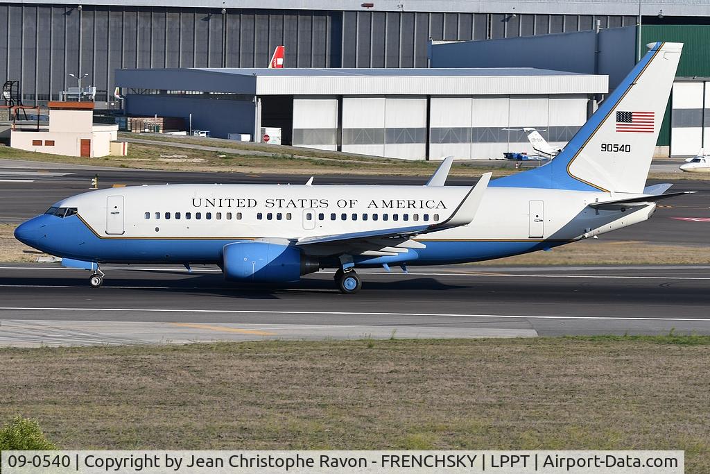 09-0540, 2010 Boeing C-40C Clipper (737-7BC BBJ) C/N 40706, US AIR FORCE callsign SPAR12
