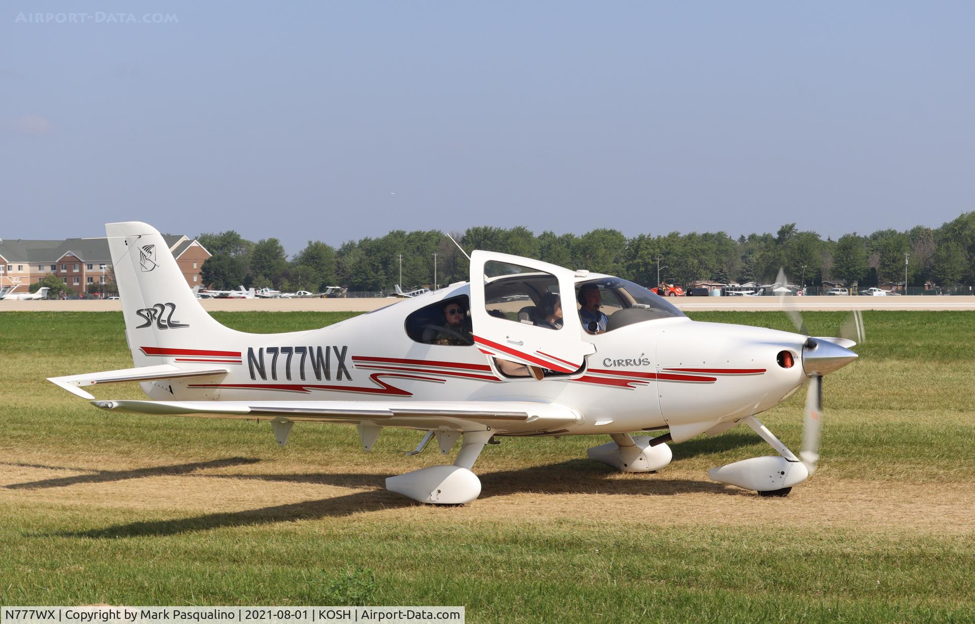 N777WX, 2003 Cirrus SR22 C/N 0452, Cirrus SR22