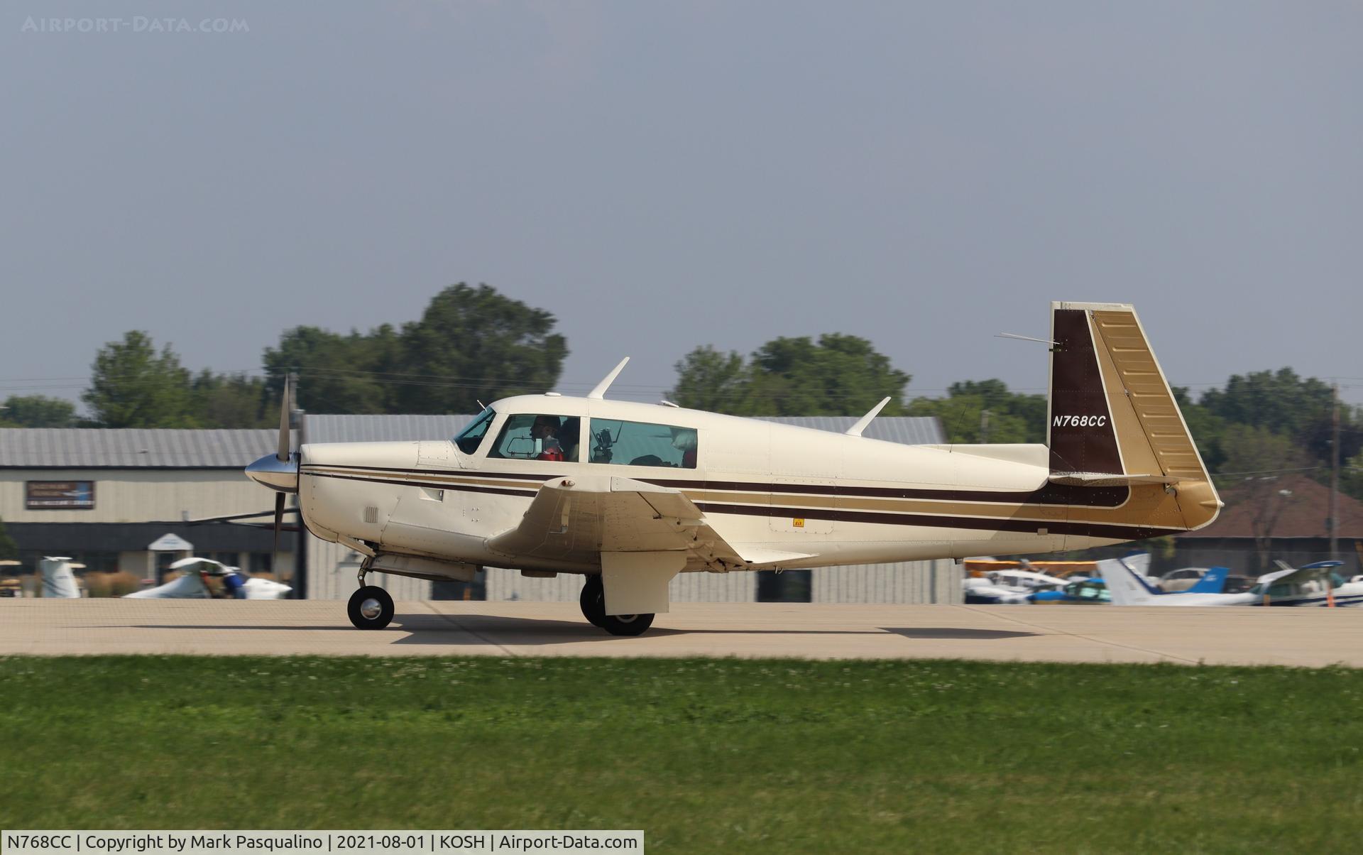 N768CC, 1976 Mooney M20F Executive C/N 22-1352, Mooney M20F