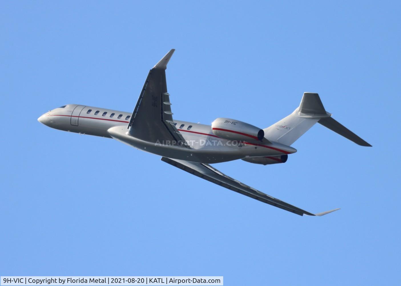 9H-VIC, 2020 Bombardier BD-700-2A12 Global 7500 C/N 70058, ATL spotting 2021