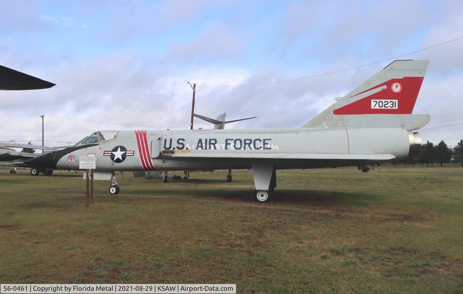 56-0461, 1956 Convair F-106A Delta Dart C/N 8-24-11, F-106A gate guard 2021