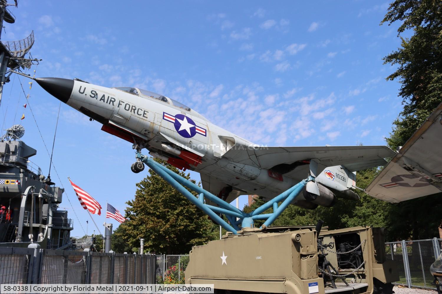 58-0338, 1958 McDonnell F-101F Voodoo C/N 710, F-101F in Buffalo NY