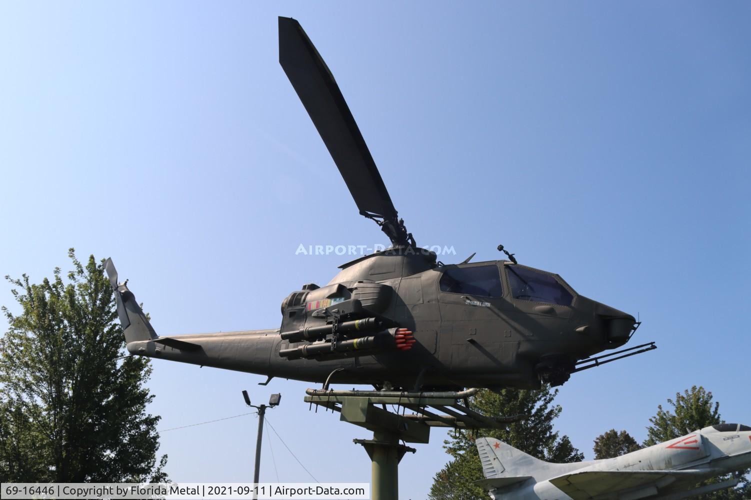 69-16446, 1969 Bell AH-1F Cobra C/N 20878, Hamburg NY gate guard 2021