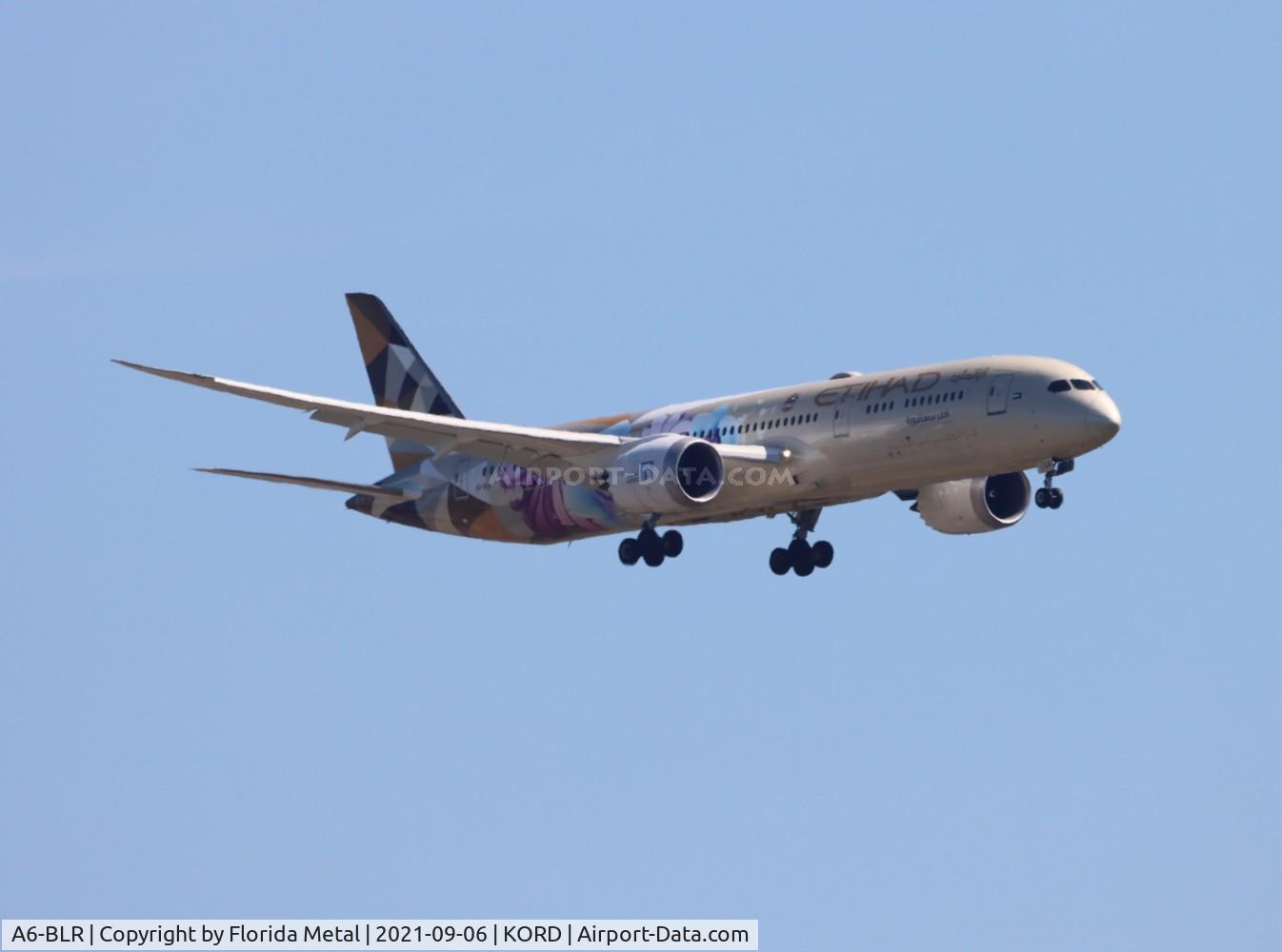 A6-BLR, 2017 Boeing 787-9 Dreamliner Dreamliner C/N 39663, KORD spotting 2021