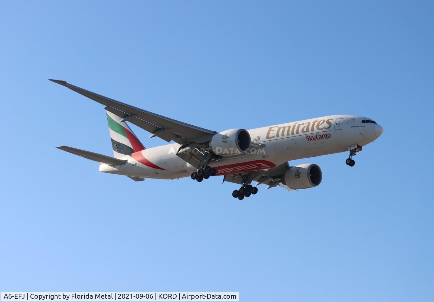 A6-EFJ, 2012 Boeing 777-F1H C/N 35610, KORD spotting 2021