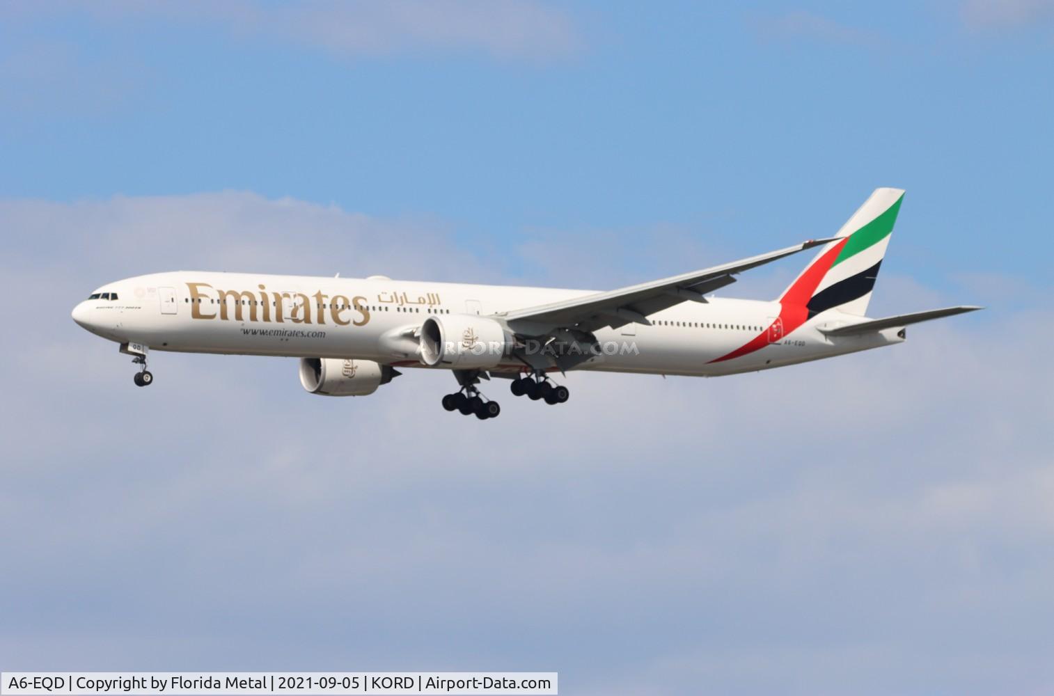 A6-EQD, 2017 Boeing 777-31H/ER C/N 42352, KORD spotting 2021
