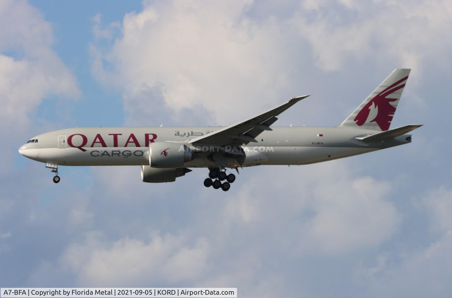 A7-BFA, 2010 Boeing 777-FDZ C/N 36098, KORD spotting 2021