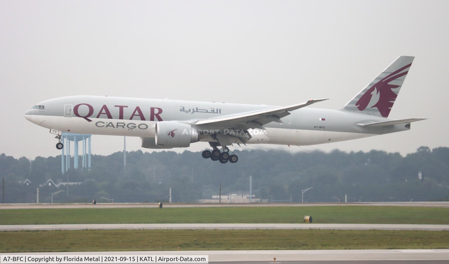 A7-BFC, 2011 Boeing 777-FDZ C/N 36099, ATL spotting 2021
