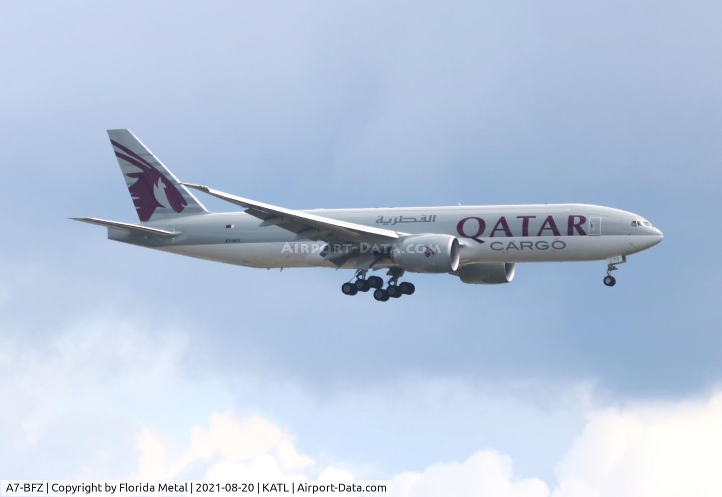 A7-BFZ, 2021 Boeing 777-F C/N 66872, ATL spotting 2021
