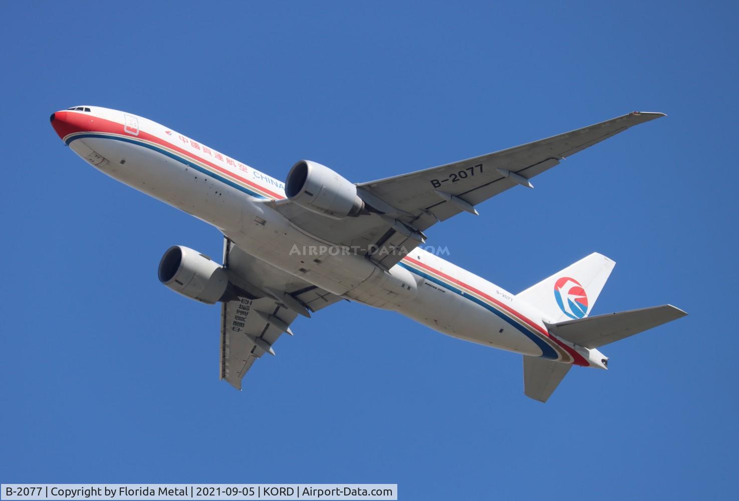 B-2077, 2010 Boeing 777-F6N C/N 37713, KORD spotting 2021