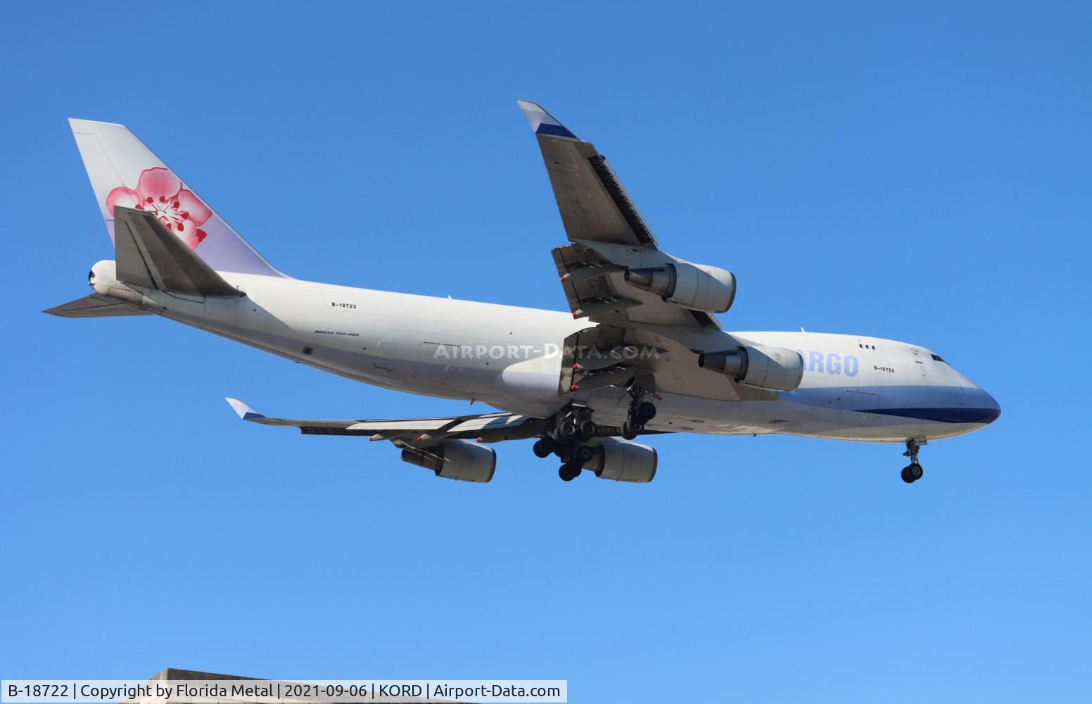 B-18722, 2006 Boeing 747-409F/SCD C/N 34265, KORD spotting 2021