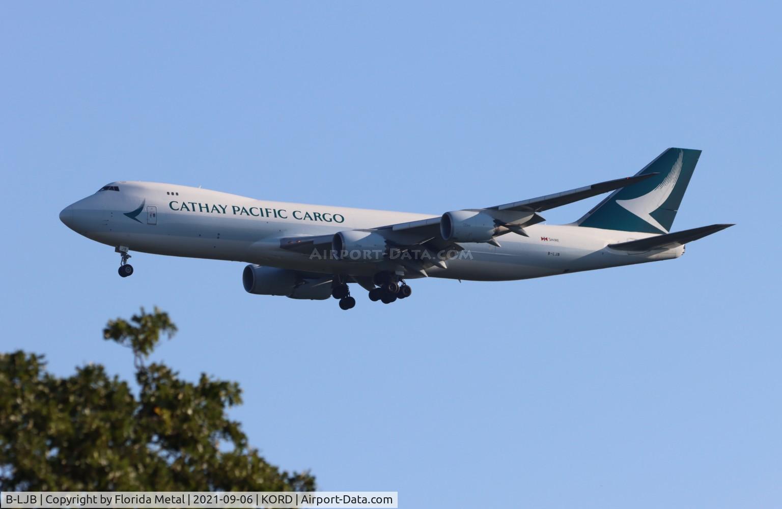B-LJB, 2011 Boeing 747-867F/SCD C/N 39239, KORD spotting 2021