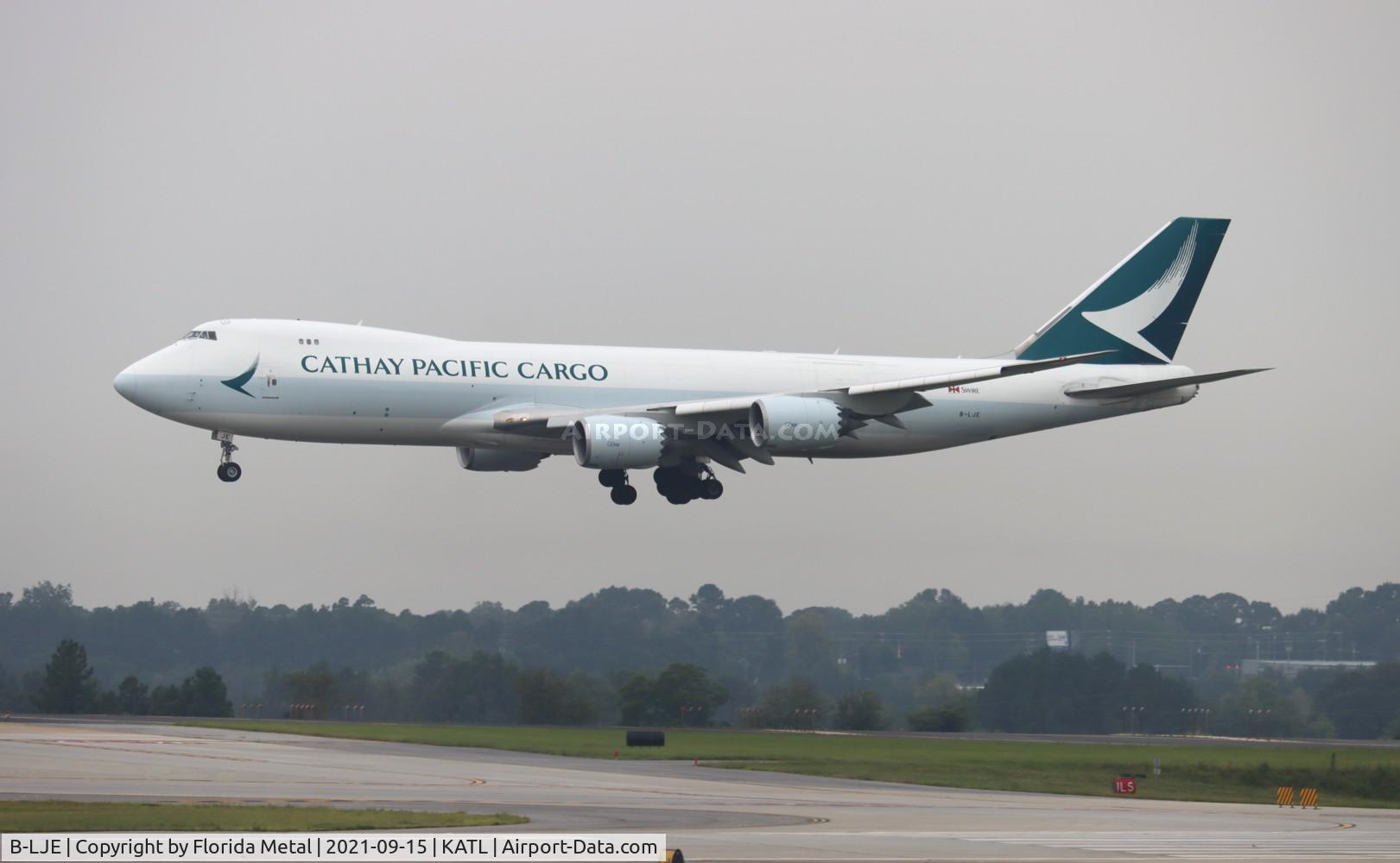 B-LJE, 2011 Boeing 747-867F/SCD C/N 39242, ATL spotting 2021