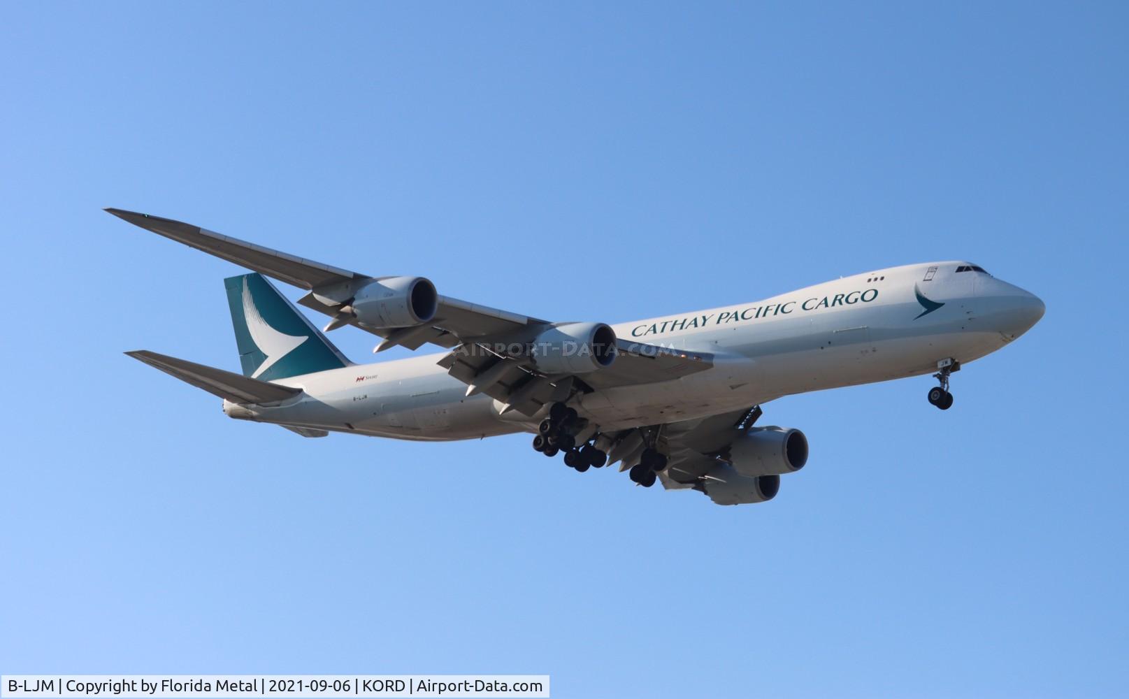 B-LJM, 2013 Boeing 747-867F/SCD C/N 43825, KORD spotting 2021