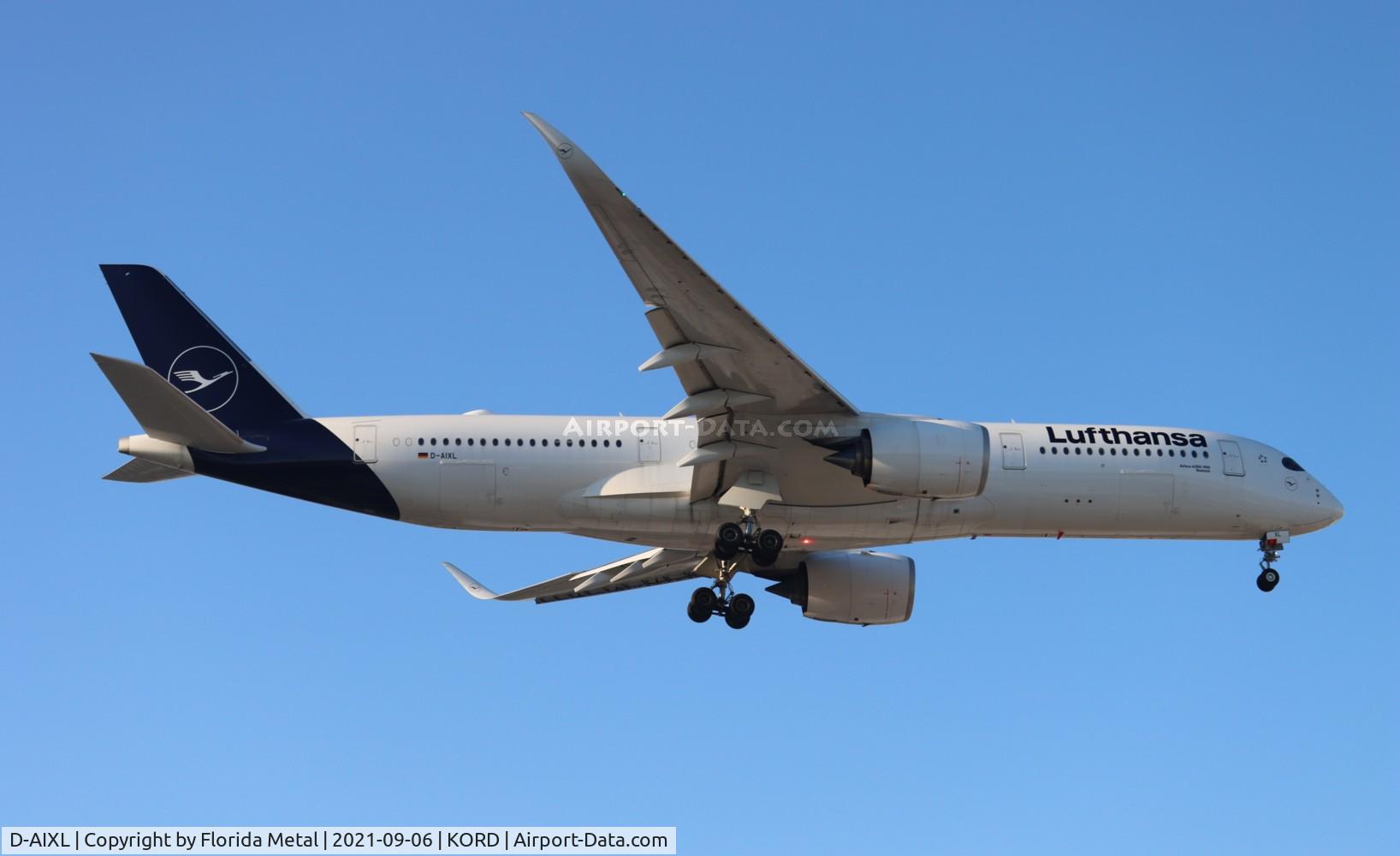D-AIXL, 2018 Airbus A350-941 C/N 255, KORD spotting 2021