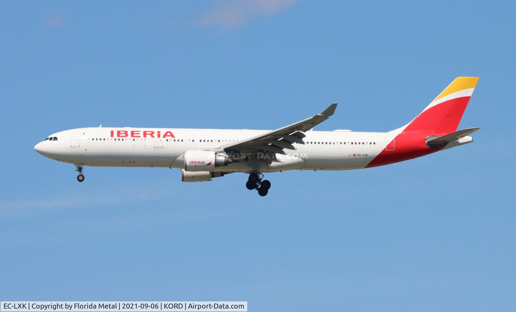 EC-LXK, 2013 Airbus A330-302 C/N 1426, ORD spotting 2021