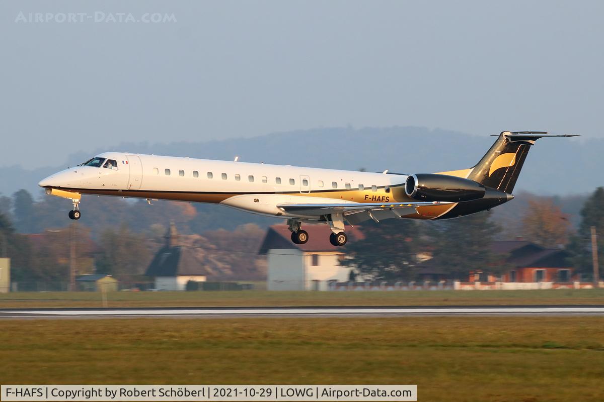 F-HAFS, 1999 Embraer EMB-145EU (ERJ-145EU) C/N 145177, F-HAFS @ LOWG 2021