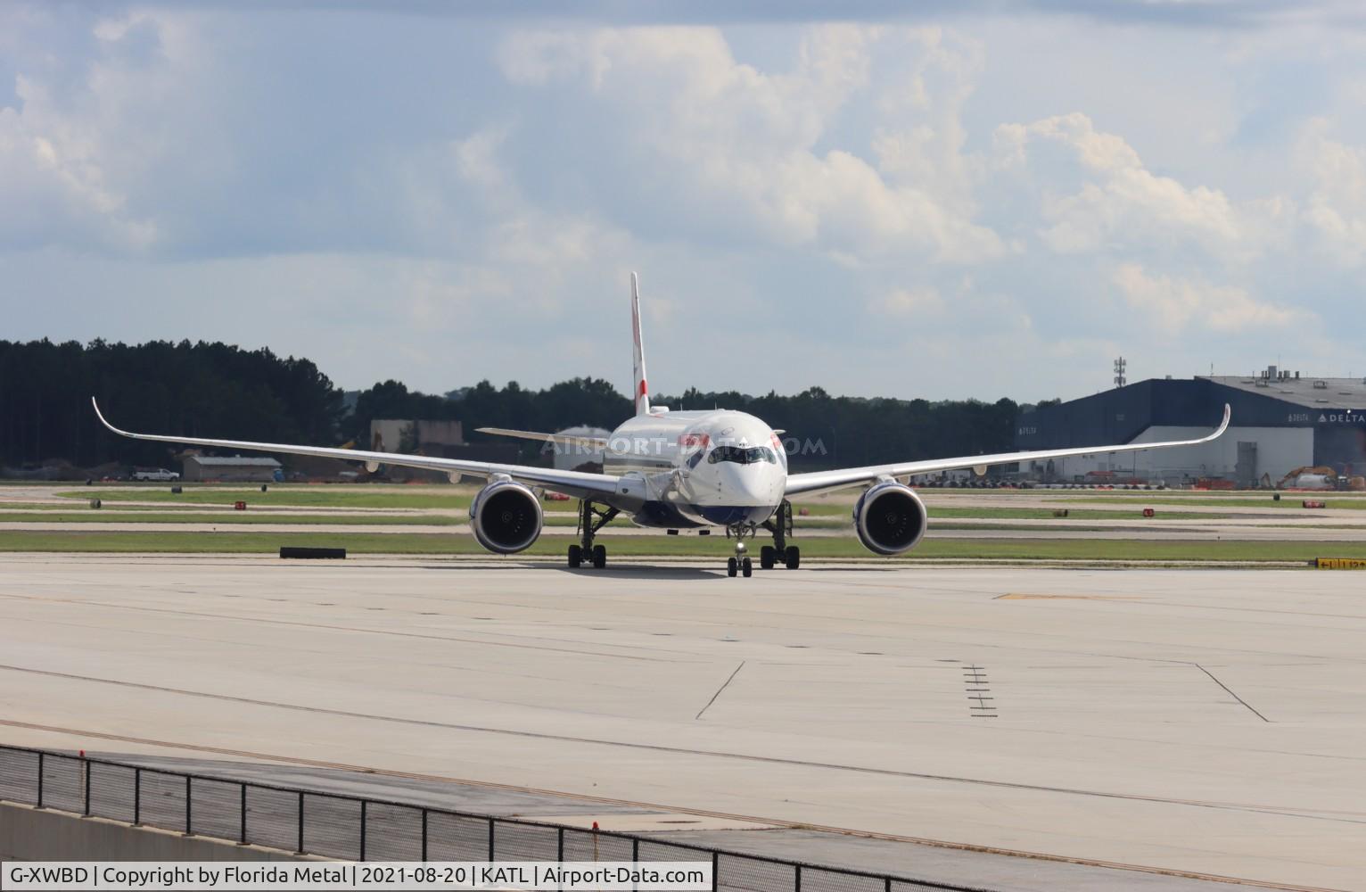 G-XWBD, 2019 Airbus A350-1041 C/N 374, ATL spotting 2021