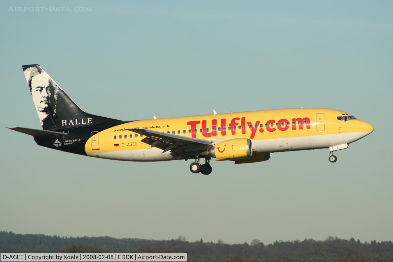 D-AGEE, 1988 Boeing 737-35B C/N 24238, Special livery for composer Johan Sebastian Bach